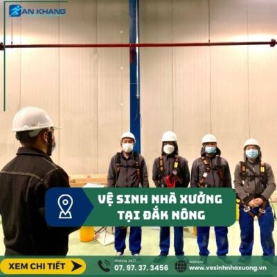 vệ sinh nhà xưởng tại đak nông